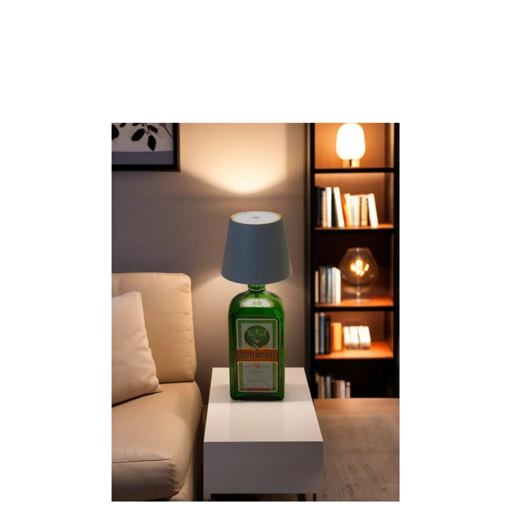Upcycled Bottle Night Lamp – Touch Sensor & Mood Lighting